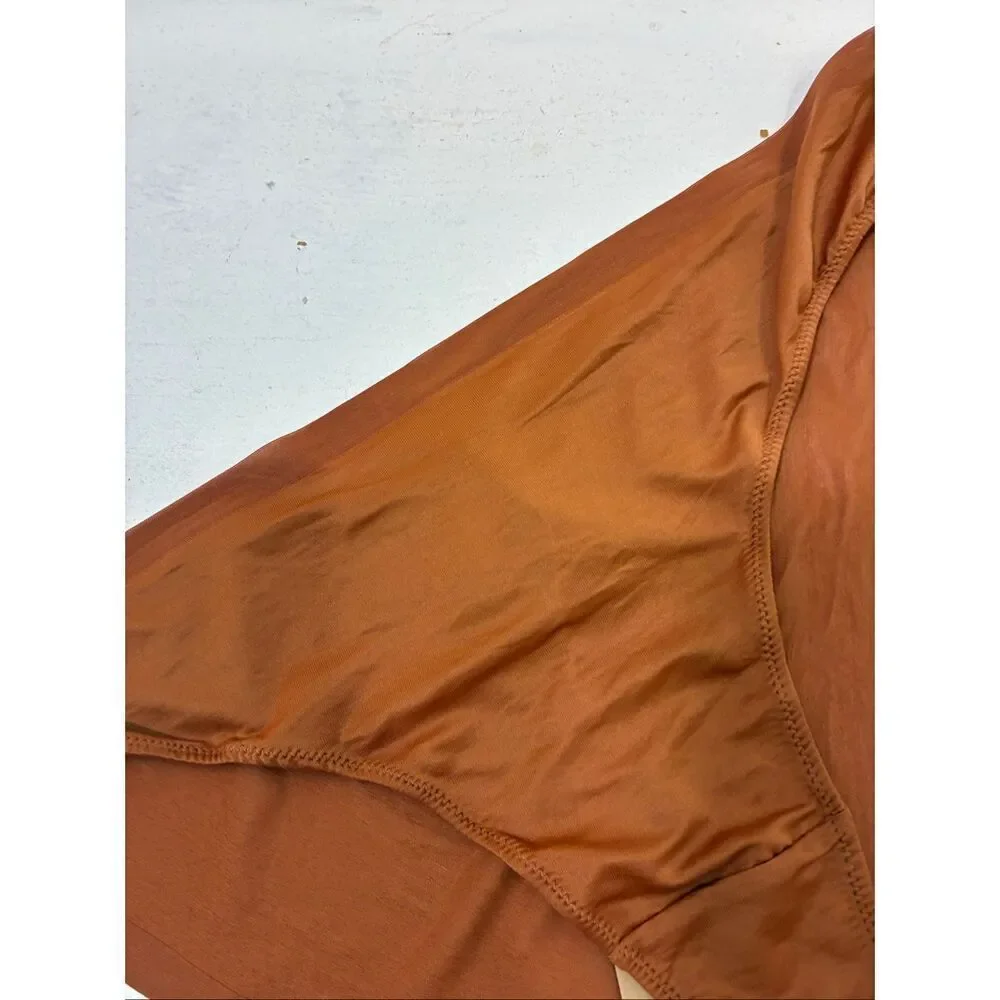 SKIMS Weightless Bikini in Bronze Size 3X